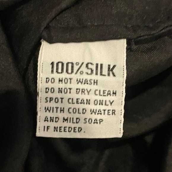 Vintage Oleg Cassini black and silver beaded sequin evening top 80s 90s size S - Picture 8 of 9